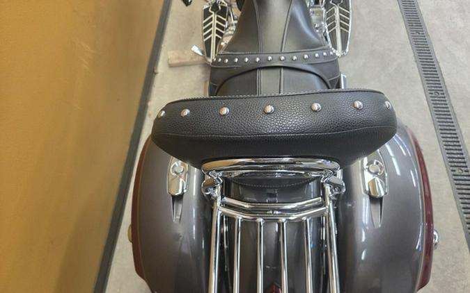 2019 Indian Springfield Steel Gray / Burgundy Metallic Metallic Jade Thunder Black