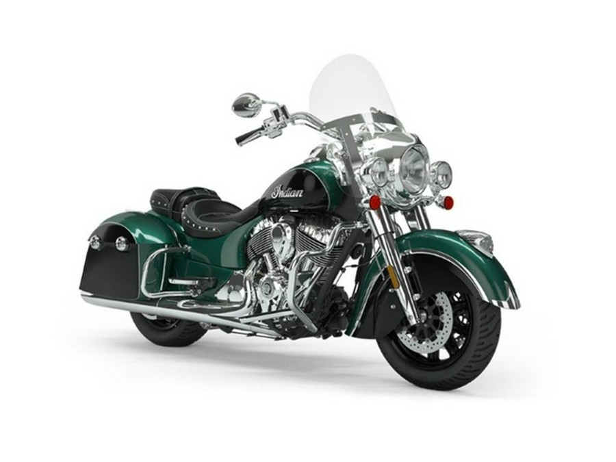 2019 Indian Springfield Metallic Jade Thunder Black
