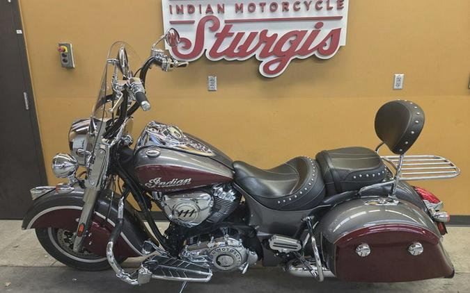 2019 Indian Springfield Steel Gray / Burgundy Metallic Metallic Jade Thunder Black