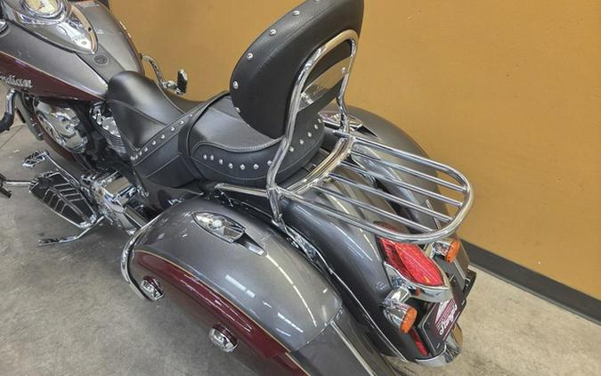 2019 Indian Springfield Steel Gray / Burgundy Metallic Metallic Jade Thunder Black