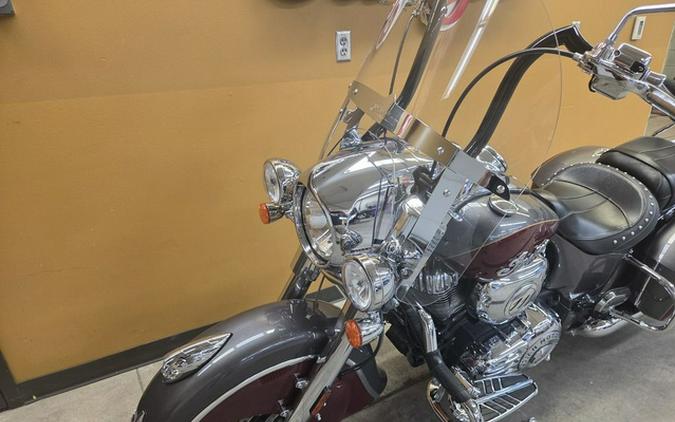 2019 Indian Springfield Steel Gray / Burgundy Metallic Metallic Jade Thunder Black