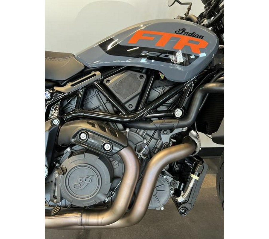 2023 Indian Motorcycle® FTR Stealth Gray/Orange Burst