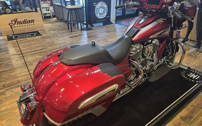 2026 Indian Chieftain Limited W/Powerband Audio Sunset Red Metallic