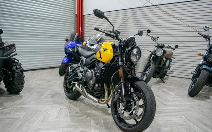 2026 Triumph Trident 660 Cosmic yellow