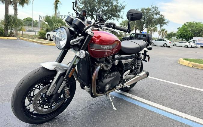 2023 Triumph Speed Twin 1200 Red Hopper
