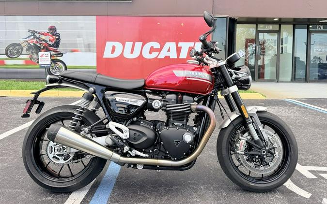2023 Triumph Speed Twin 1200 Red Hopper
