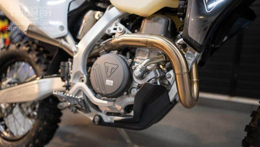 2026 Triumph TF 450-E Jet Black/Pure White