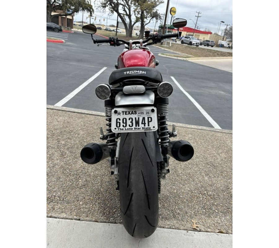 2023 Triumph Speed Twin 1200 Red Hopper