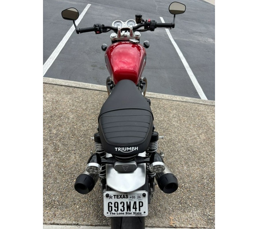 2023 Triumph Speed Twin 1200 Red Hopper