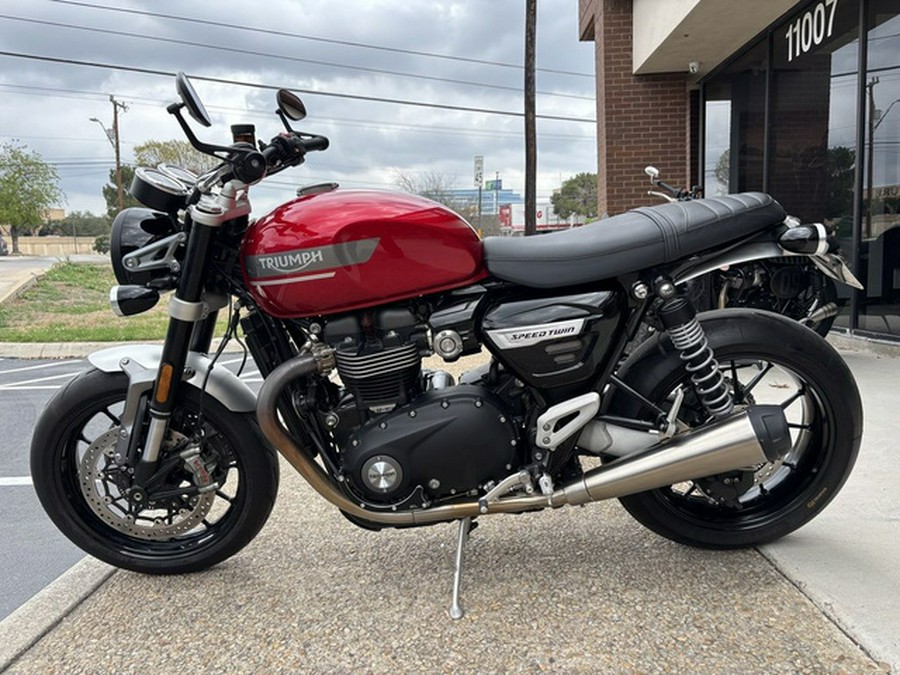 2023 Triumph Speed Twin 1200 Red Hopper