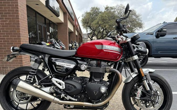 2023 Triumph Speed Twin 1200 Red Hopper
