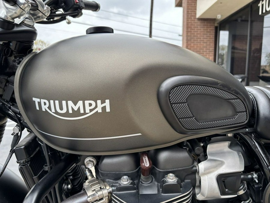 2022 Triumph Street Twin Matte Ironstone