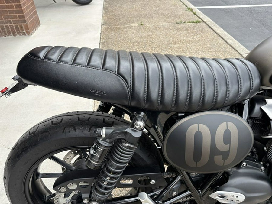 2022 Triumph Street Twin Matte Ironstone