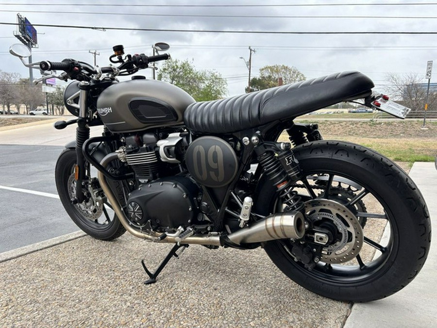 2022 Triumph Street Twin Matte Ironstone
