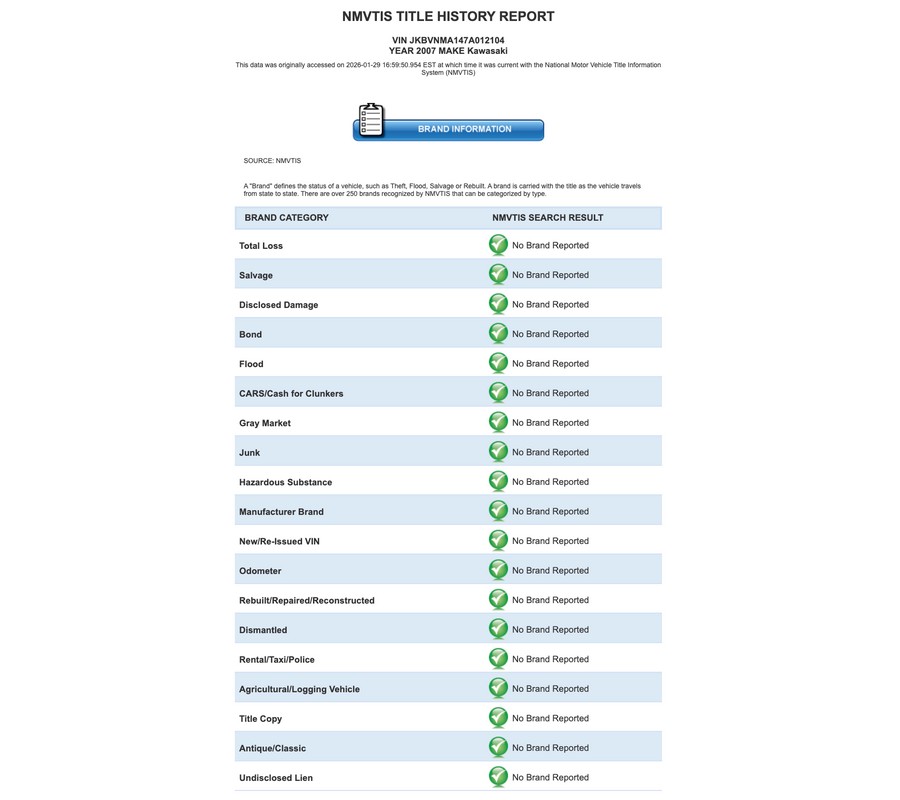 2007 Kawasaki Vulcan® 2000