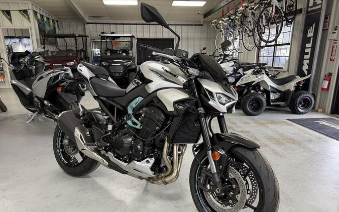 2025 Kawasaki Z900 ABS Galaxy Silver/Metallic Spark Black
