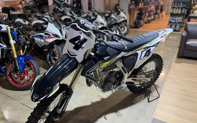 2025 Triumph TF 450-RC Edition Jet BlackPure White