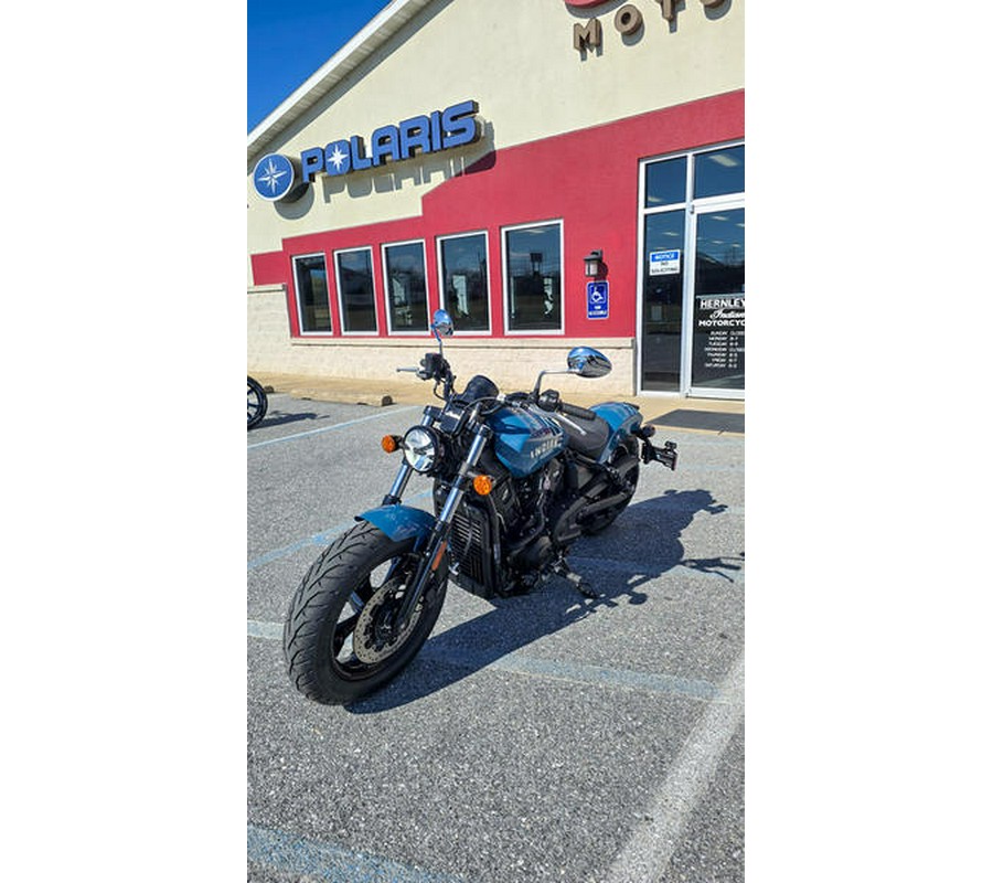 2026 Indian Motorcycle® Scout® Sixty Bobber Limited Storm Blue