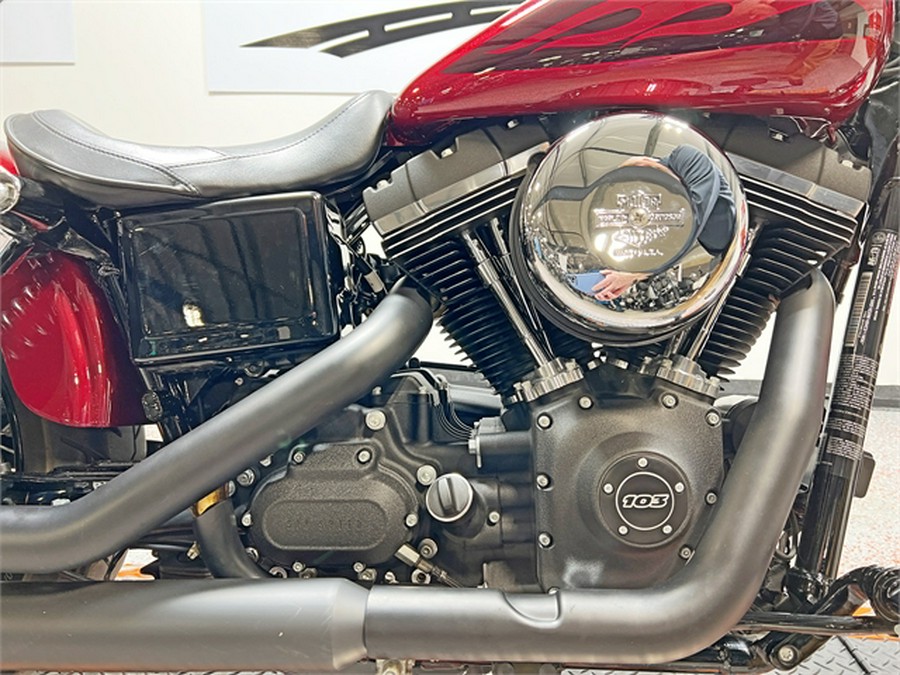 2017 Harley-Davidson Dyna Street Bob FXDB 12,169 Miles Hard Candy Hot Rod Red Flake