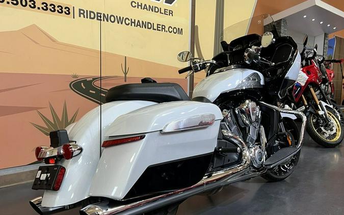 2025 Indian Challenger Limited 112 Ghost White Metallic with Black Metallic