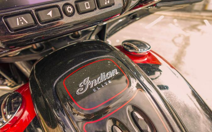 2020 Indian Motorcycle® Chieftain® Elite Thunder Black Vivid Crystal/Wildfire Red Candy