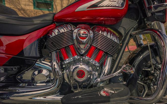 2020 Indian Motorcycle® Chieftain® Elite Thunder Black Vivid Crystal/Wildfire Red Candy