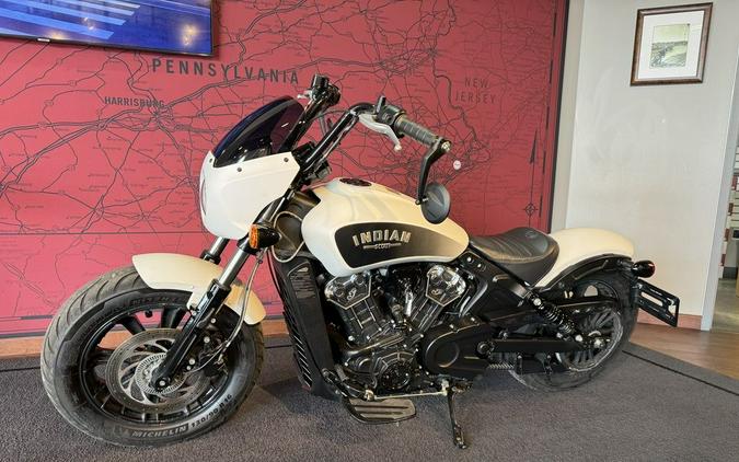 2019 Indian Motorcycle® Scout® Bobber ABS White Smoke