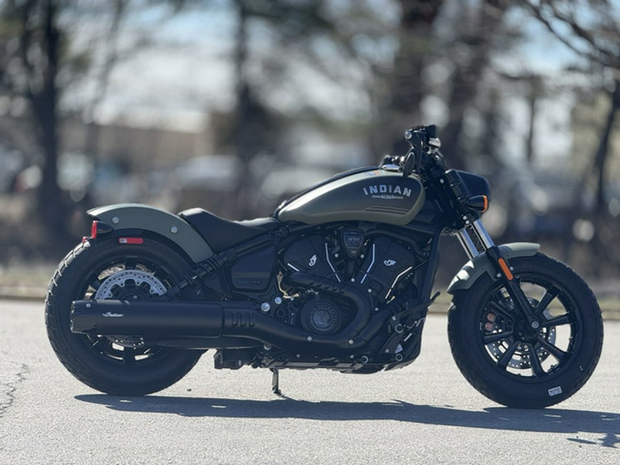 2026 Indian Scout Bobber Limited +Tech Moss Green Smoke