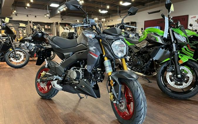 2024 Kawasaki Z125 PRO Cypher Camo Gray Matte/Metallic Matte Carbon Gray