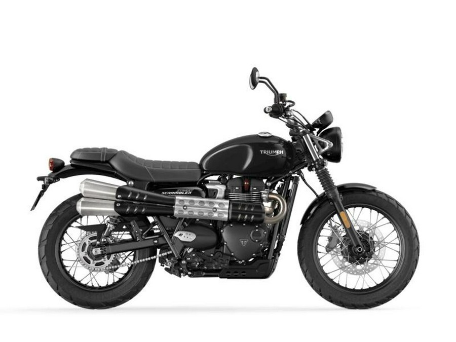 2022 Triumph Street Scrambler Jet Black