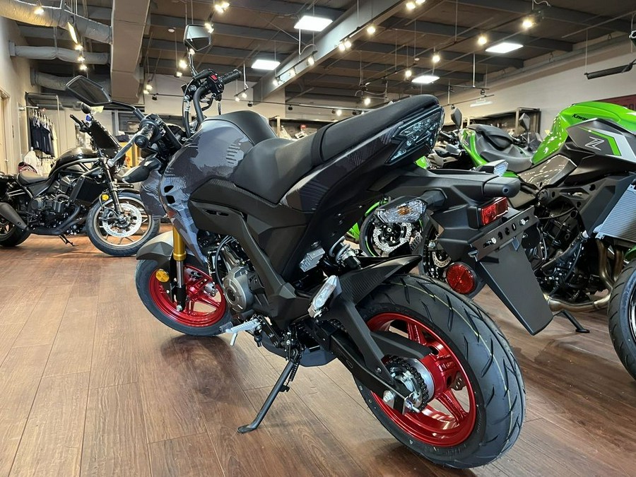 2024 Kawasaki Z125 PRO Cypher Camo Gray Matte/Metallic Matte Carbon Gray