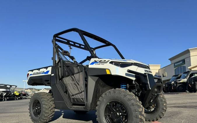 New 2024 POLARIS RANGER XP KINETIC ULTIMATE ICY WHITE PEARL