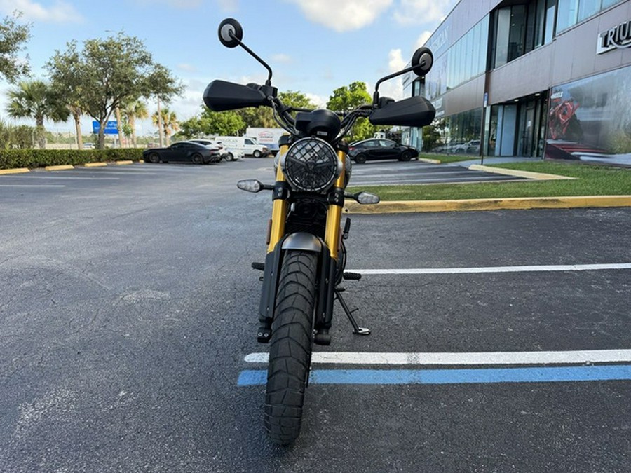 2024 Triumph Scrambler 400 X Phantom Black Silver Ice