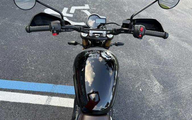 2024 Triumph Scrambler 400 X Phantom Black Silver Ice