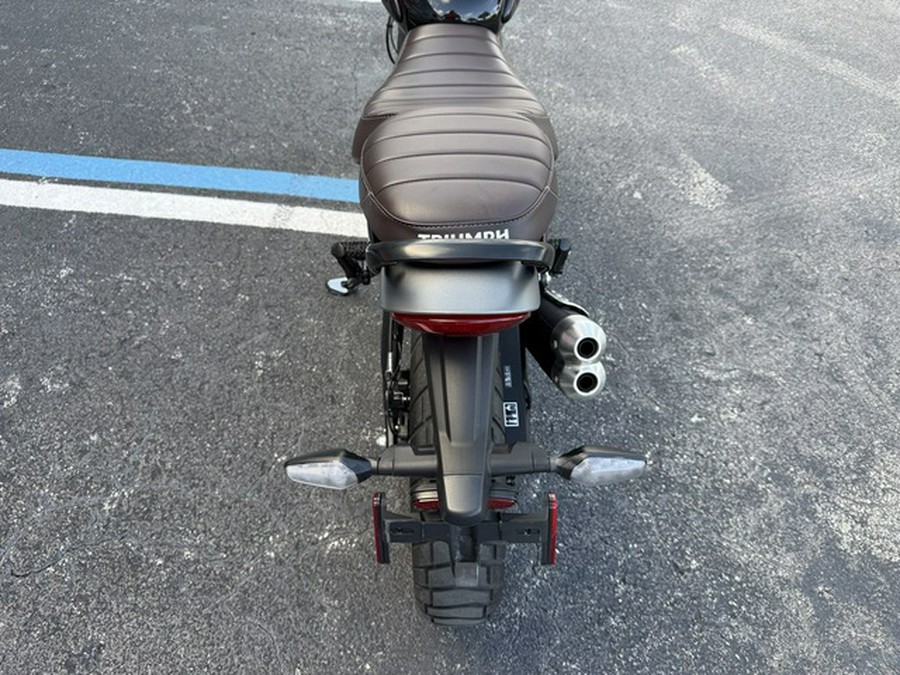 2024 Triumph Scrambler 400 X Phantom Black Silver Ice