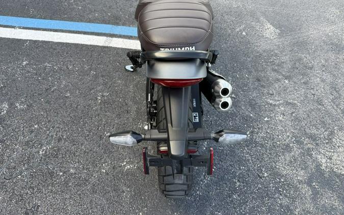 2024 Triumph Scrambler 400 X Phantom Black Silver Ice
