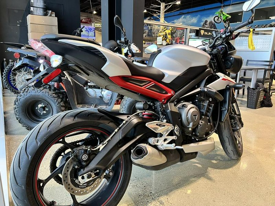 2018 Triumph Street Triple R Matte Aluminium Silver