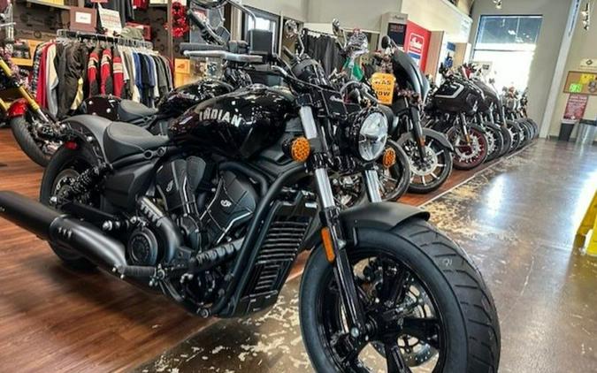 2025 Indian Motorcycle® Scout® Sixty Bobber Black Metallic