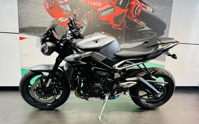 2024 Triumph Street Triple 765 R Silver Ice