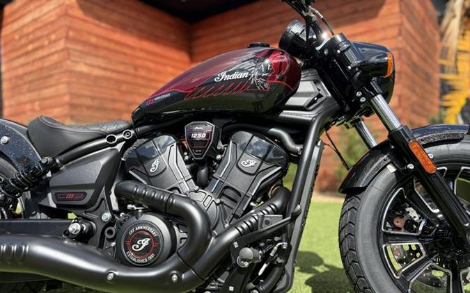 2026 Indian 125 SCOUT BOBBR, 125 RED W/ BLK CRSTL, 49ST 125th Anniversar