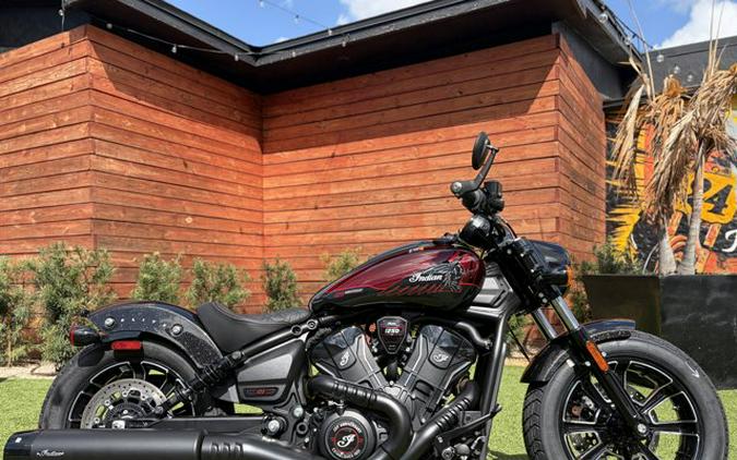 2026 Indian 125 SCOUT BOBBR, 125 RED W/ BLK CRSTL, 49ST 125th Anniversar
