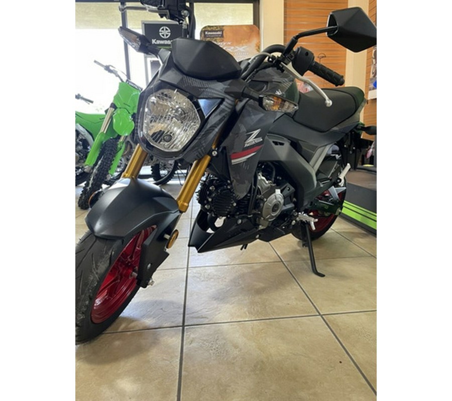 2024 Kawasaki Z125 PRO Cypher Camo Gray MatteMetallic Matte Car