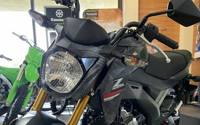 2024 Kawasaki Z125 PRO Cypher Camo Gray MatteMetallic Matte Car