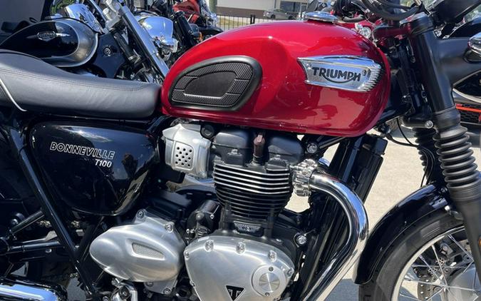 2020 Triumph Bonneville T100 Cranberry Red