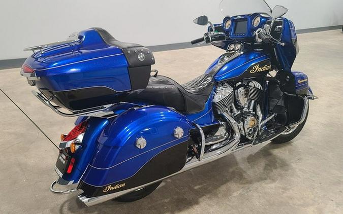 2018 Indian Roadmaster Elite ABS Cobalt Candy / Black Crystal W/ 23K Gold Trim