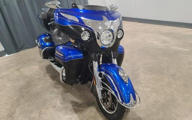 2018 Indian Roadmaster Elite ABS Cobalt Candy / Black Crystal W/ 23K Gold Trim
