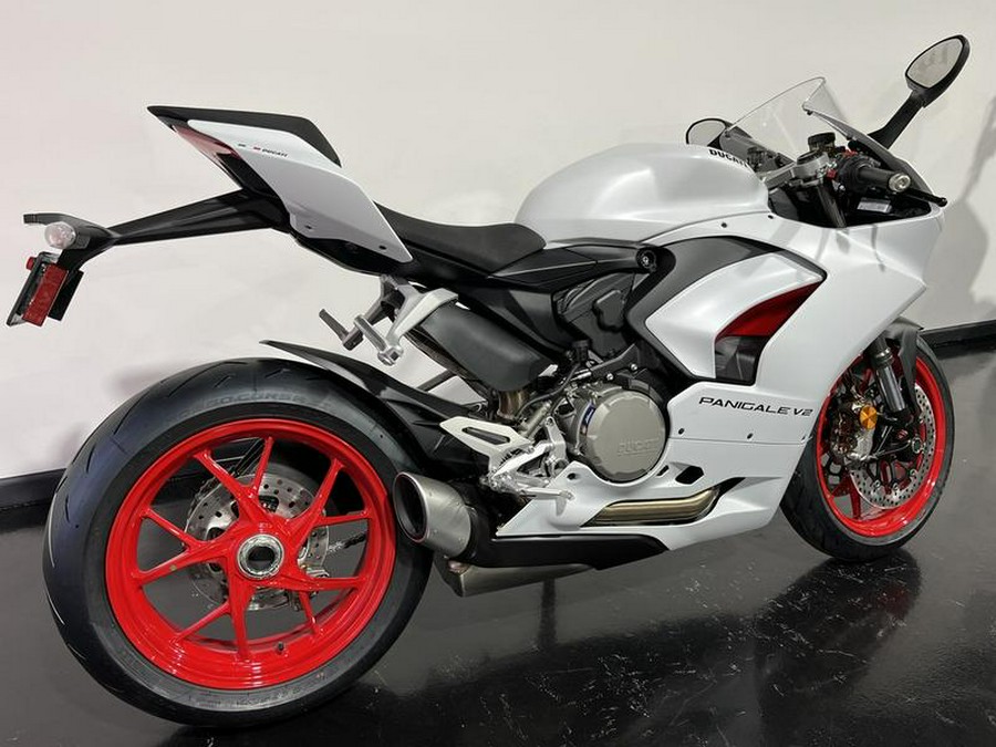 2023 Ducati Panigale V2 White Rosso Livery For Sale In Tampa Fl