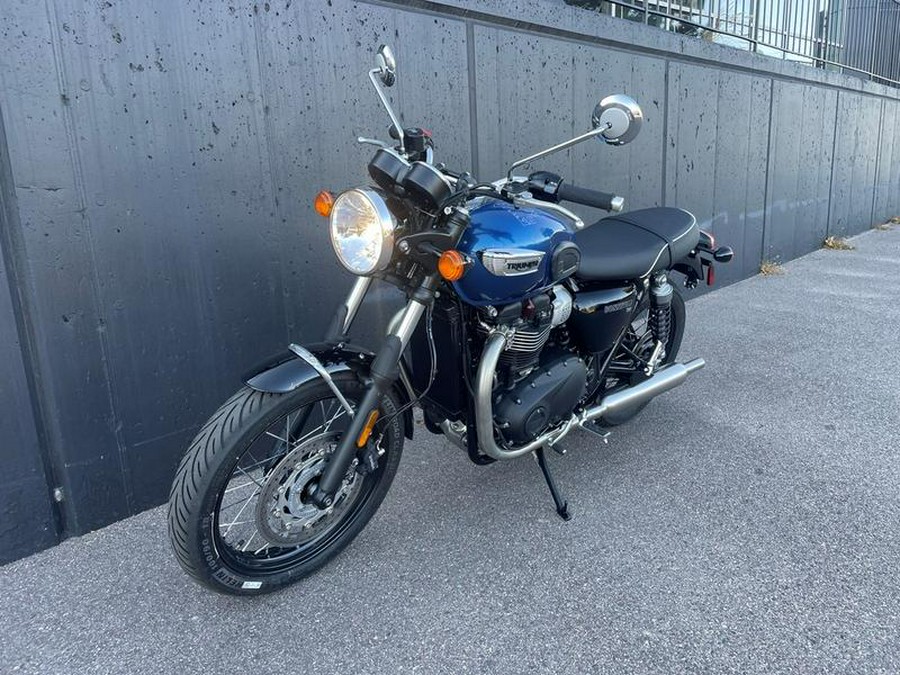 2023 Triumph Bonneville T100 Chrome Edition Cobalt Blue