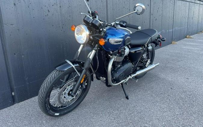 2023 Triumph Bonneville T100 Chrome Edition Cobalt Blue