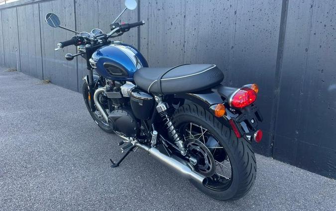 2023 Triumph Bonneville T100 Chrome Edition Cobalt Blue